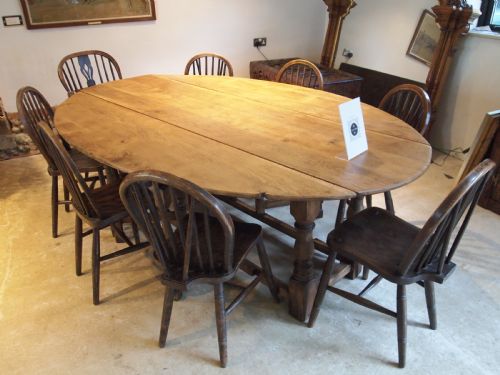 Table Oak Wake or Hunt Table Dining Farmhouse Refectory C1930