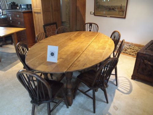 fig 2. Table Oak Wake or Hunt table dining farmhouse refectory c1930