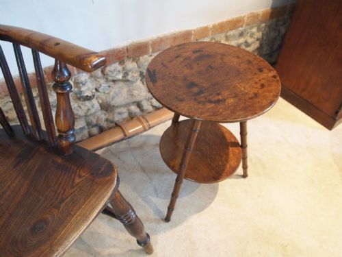 fig 3. Table lamp side wine George IV Oak Regency c1820