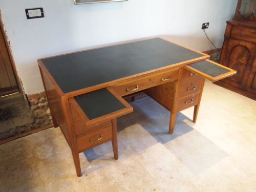 fig 2. Desk Art Deco Oak Cookes of Finsbury London c1920