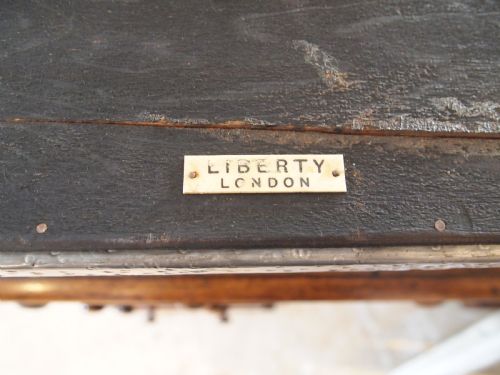 fig 1. Mirror Arts and Crafts Liberty and co London Pewter c1900