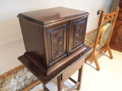 Coin or Medal Collectors Cabinet Rare Victorian Mahogany C1880