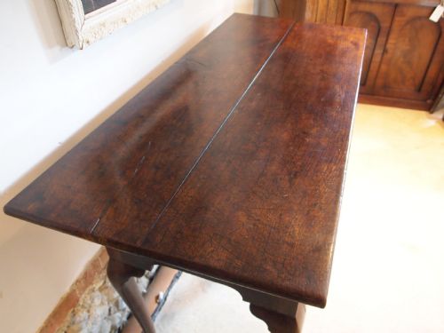 fig 2. Dresser hall table George II Oak c1740