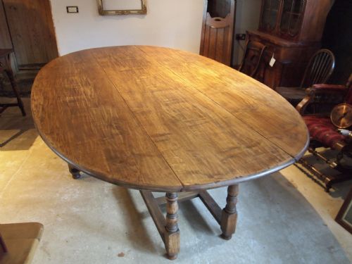 Table Large Wake Hunt Dining Table Oak Seats 10-12 C1920