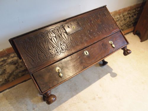 Coffer Mule Chest Elm Coffer Bach William and Mary C1690