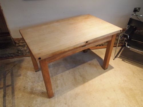 Butchers Block Maple New Old Stock G Rushbrooke Smithfield London C1920