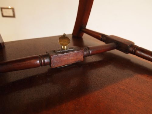 fig 2. Chair rare William IV Child's Mahogany high chair c1830