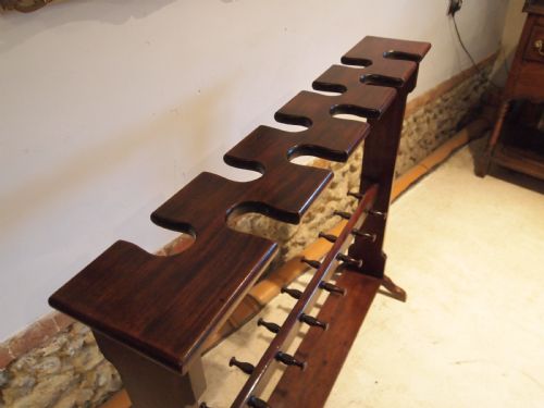 fig 2. Boot rack outstanding rare George IV Mahogany c1825