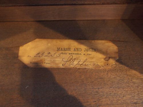 fig 1. Dressing table Marsh and Jones Burr Walnut attri to Charles Bevan c1865