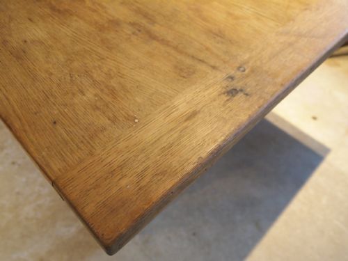 fig 1. Table Oak refectory farmhouse dining rustic c1920