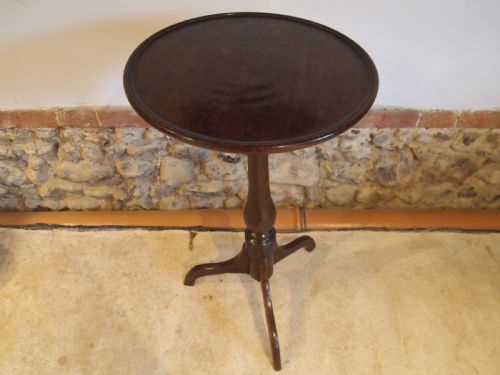 fig 1. Table stunning George III Oak side wine hall tilt top c1770