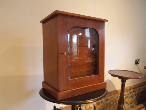 fig 1. Very Rare James Gardner Collectors chest of drawers Mahogany c1890