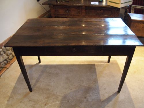 Table Rare Oak George III Refectory Farmhouse Dining Table C1790
