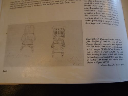 CHAIR STUNNING RARE JOHN SHADFORD WINDSOR LINCOLNSHIRE C1860 - ADDITIONAL PHOTO 3