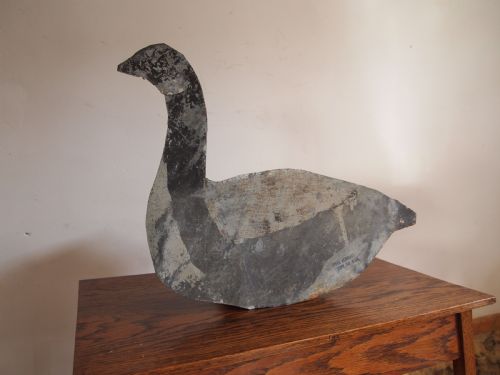 Decoy Goose American Metal Folk Art Tripp City So Dakota C1920