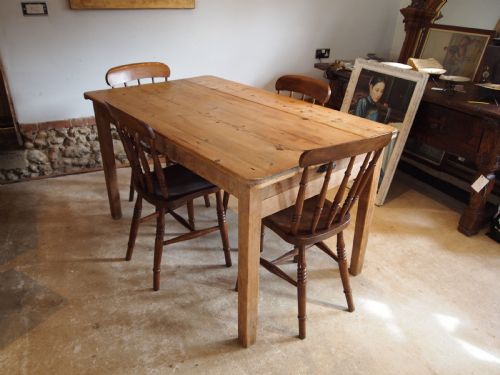 Table George IV Pine Farmhouse Refectory Dining C1820