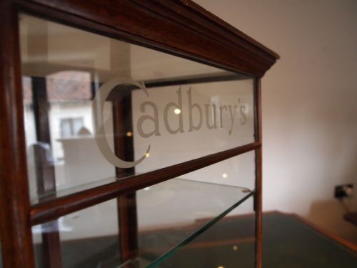 fig 2. Cabinet shop display Cadbury's Chocolate Victorian c1890