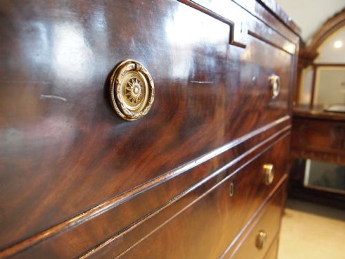 fig 3. Bookcase secretaire Outstanding George III Mahogany Holkham Hall c1810