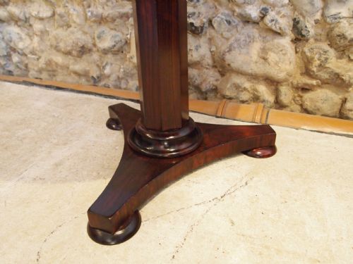 fig 1. Table fine William IV Rosewood hall lamp side c1835