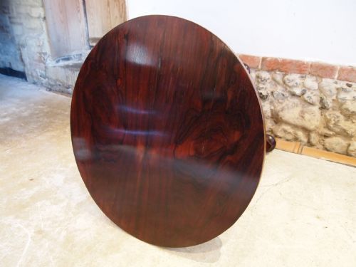 fig 2. Table fine William IV Rosewood hall lamp side c1835