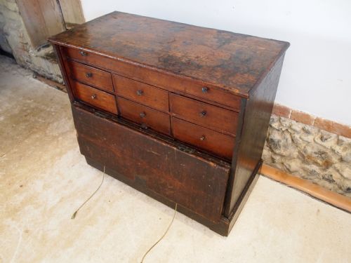 Chest of Drawers Rare Georgian Engineers or Carpenters Chest C1790