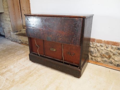 fig 3. Chest of drawers rare Georgian engineers or carpenters chest c1790