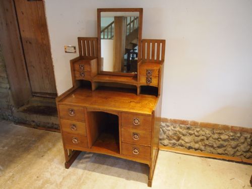 Dressing Table Rare Arts and Crafts Liberty & Co Ash C1900