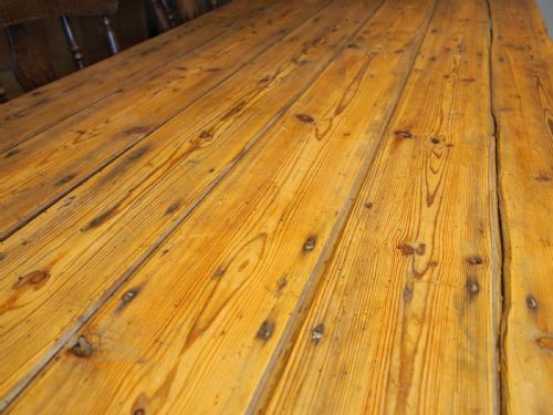 fig 2. Table Edwardian Pine refectory farmhouse trestle table c1910
