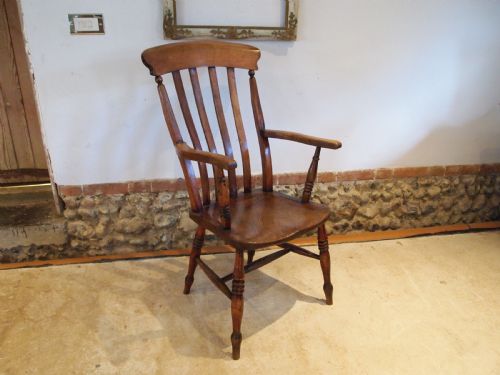 Chair Stunning Beech, Ash and Elm Windsor Grandfather Chair C1890