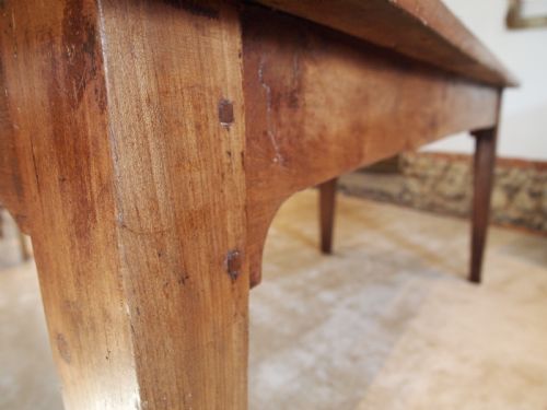 fig 2. Table French Cherry wood refectory farmhouse dining c1850