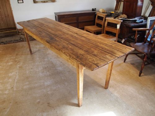 Table Refectory Dining Farmhouse French Apple C1820