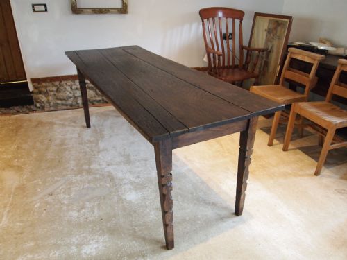 Table Refectory Dining Oak George III C1780