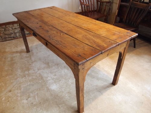 Table Rare Solid Elm Refectory Farmhouse Dining George III C1790