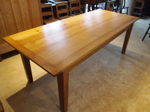 fig 1. Table refectory dining Oak farmhouse Edwardian c1910