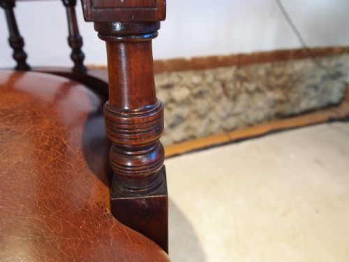 fig 2. Chairs rare pair of early Victorian Mahogany desk or library chairs c1850