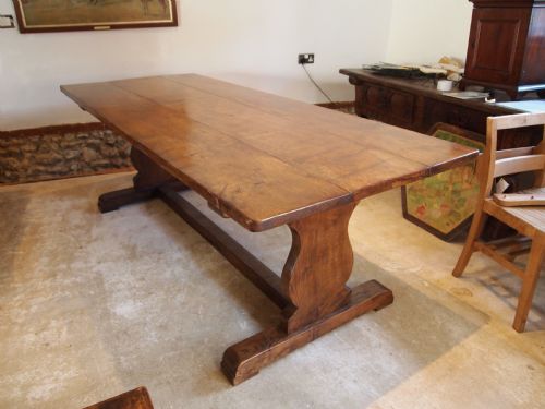 Table Refectory Farmhouse Oak Seats 10 C1920