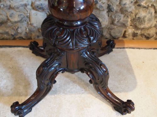 fig 2. Table stunning Regency Rosewood card hall lamp games table c1830