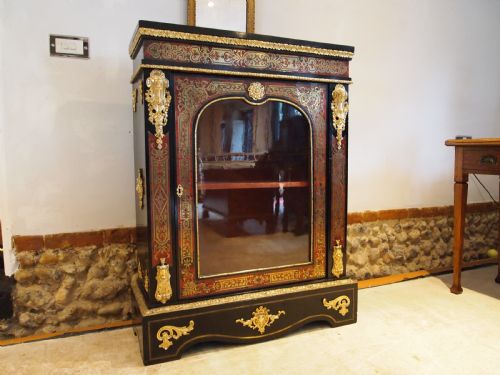 Cabinet Outstanding Boulle Work Pier Cabinet C1850