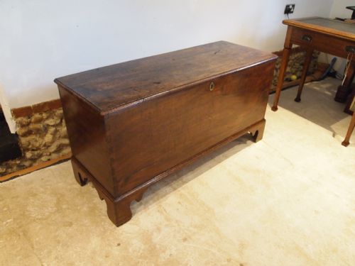 Coffer Chest Trunk Beautiful George III Oak and Elm C1780