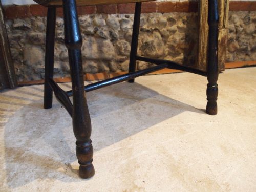fig 2. Chair rare 18th century Windsor Primitive original paint c1790