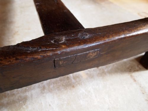 fig 2. Table outstanding Queen Anne Elm refectory farmhouse dining c1700