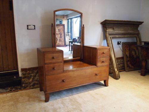 Dressing Table with Drawers Heals Oak Cotswold School C1930