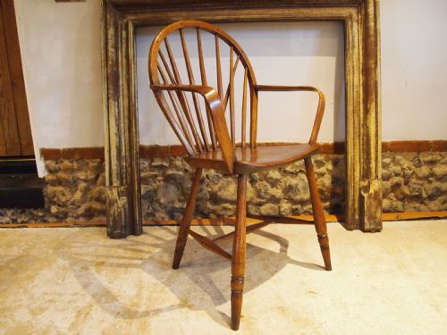 Chair Rare Yealmpton Windsor Ash and Elm Armchair C1840