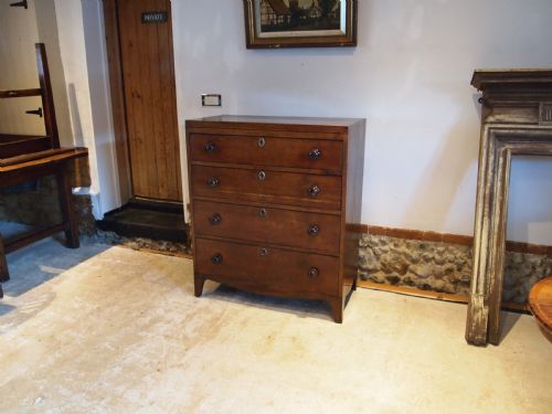 Chest of Drawers Rare Caddy Top Suffolk Oak George III C1800