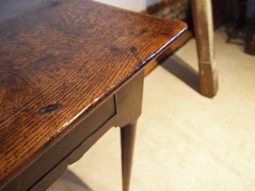 fig 2. Table lowboy Superb George II Oak side hall console c1740
