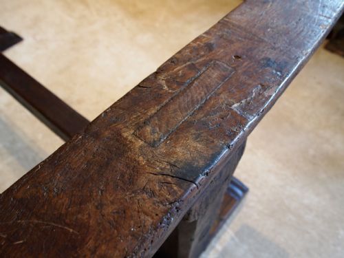 fig 1. Table French refectory farmhouse Elm George III c1780