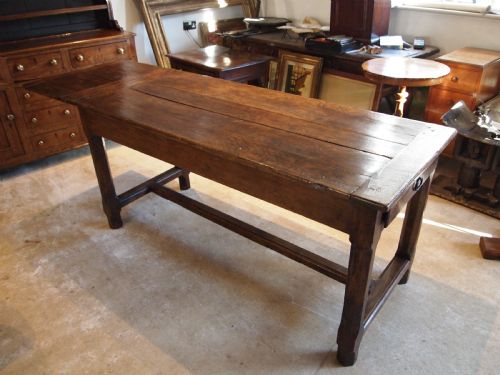 Table Refectory Dining Farmhouse French Oak with Extension C1820