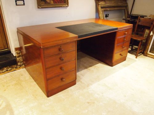 Desk Rare Gimson and Slater Ltd Three Part Desk Art Deco