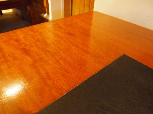 fig 3. Desk rare Gimson and Slater Ltd three part desk Art Deco