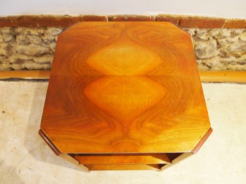 Table Walnut Veneer Art Deco James Philips & Sons Bristol C1920